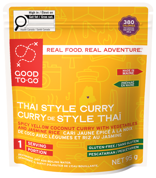 Good To-Go Thai Style Curry package on a white background